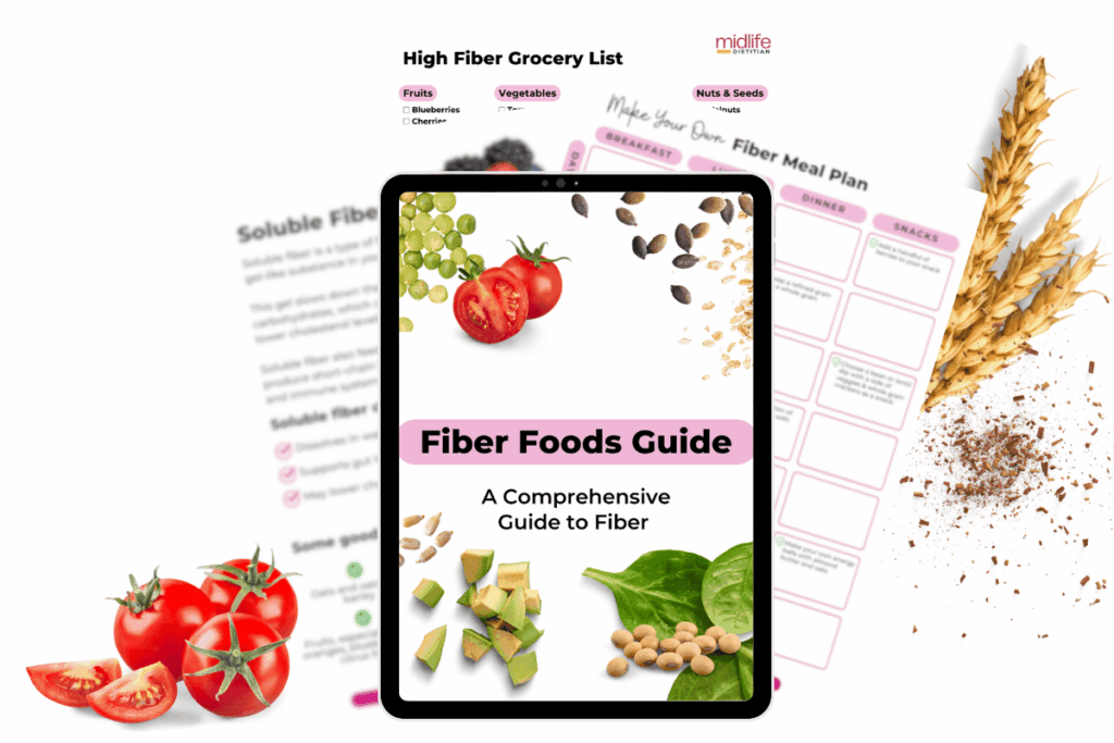 fiber foods guide selling page